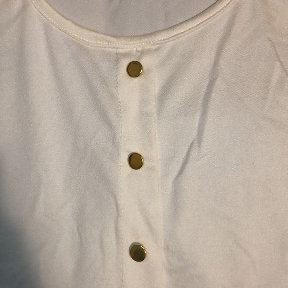 Flowly White Blouse Tank Top - Picture 3 of 5